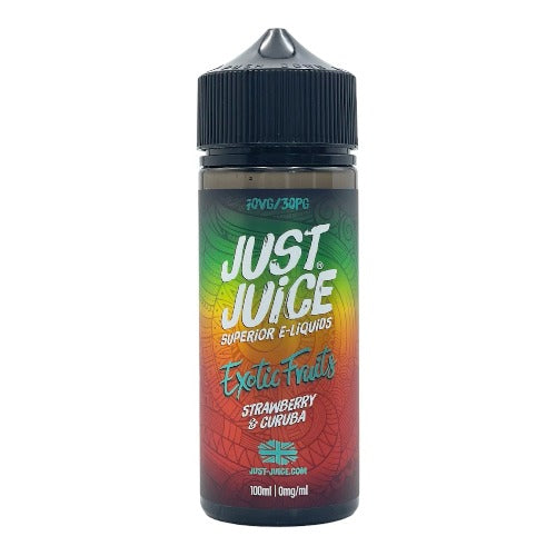 Strawberry & Curuba 100ml Short Fill E-liquid by Just Juice Exotic Fruits | Best4vapes
