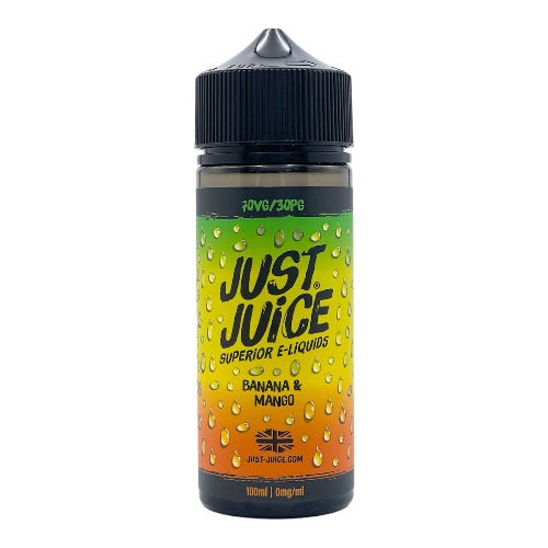 Banana & Mango 100ml Short Fill E-liquid by Just Juice | Best4vapes