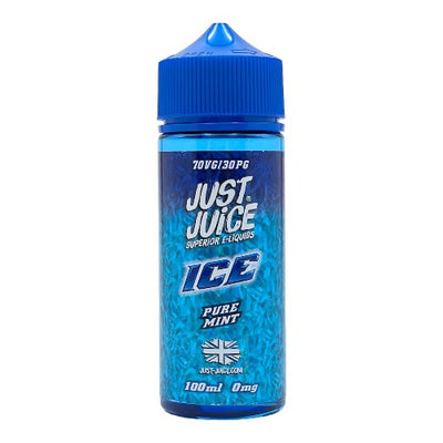 Pure Mint 100ml Short Fill E-liquid by Just Juice Ice | Best4vapes