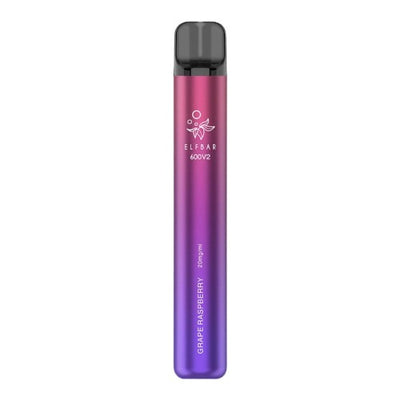 Elf Bar 600 V2 Disposable Vape | Grape Raspberry | Best4vapes