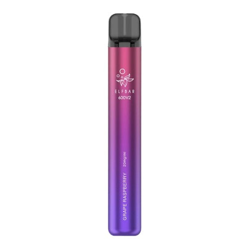 Elf Bar 600 V2 Disposable Vape | Grape Raspberry | Best4vapes