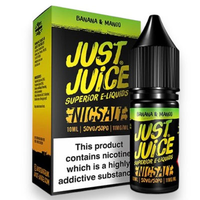 Banana & Mango 10ml Nic Salt E-liquid by Just Juice | Best4vapes
