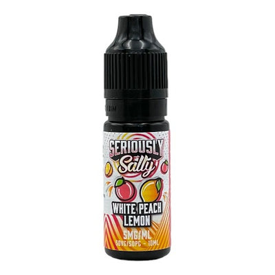 White Peach Lemon 10ml Nic Salt E-liquid by Doozy Seriously Fusionz | Best4vapes