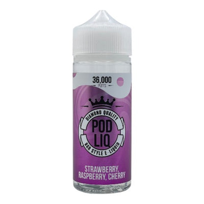 Strawberry Raspberry Cherry 80ml Short Fill E-liquid by Riot Pod Liq | Best4vapes