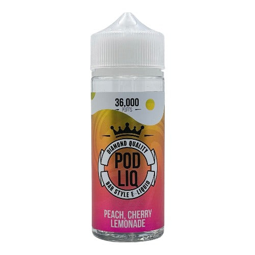 Peach Cherry Lemonade 80ml Short Fill E-liquid by Riot Pod Liq | Best4vapes