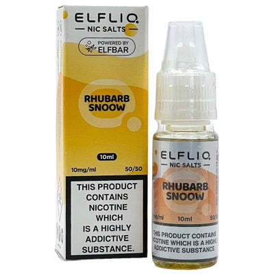 Rhubarb Snoow 10ml Nic Salt E-liquid by Elf Bar ELFLIQ | Best4vapes