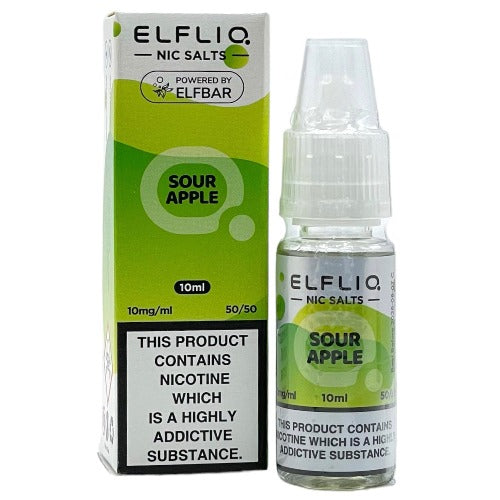 Sour Apple 10ml Nic Salt E-liquid by Elf Bar ELFLIQ | Best4vapes
