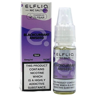 Blackcurrant Aniseed 10ml Nic Salt E-liquid by Elf Bar ELFLIQ | Best4vapes