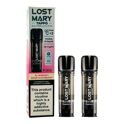 Lost Mary Tappo Prefilled Pods | Blueberry Sour Raspberry | Best4vapes