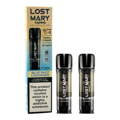 Lost Mary Tappo Prefilled Pods | Blue Razz Lemonade | Best4vapes