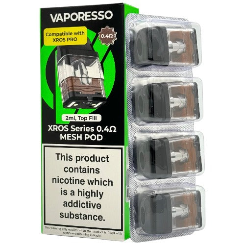 Vaporesso XROS Replacement Pods 0.4ohm | 2ml | 4 Pack | Best4vapes