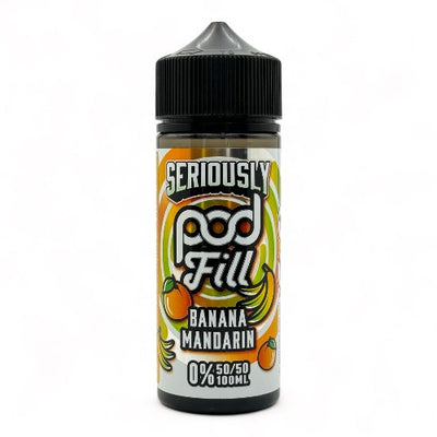 Banana Mandarin 100ml Short Fill E-liquid by Seriously Pod Fill | Best4vapes