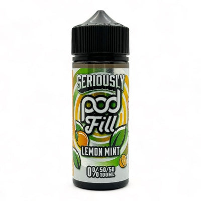 Lemon Mint 100ml Short Fill E-liquid by Seriously Pod Fill | Best4vapes