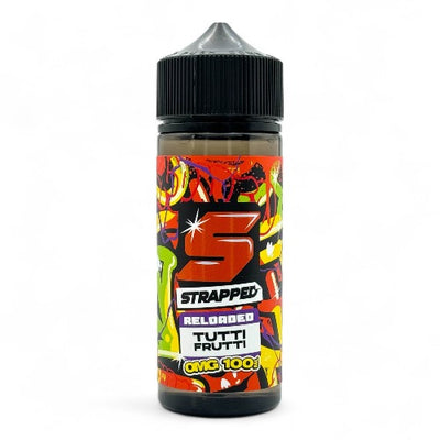 Tutti Frutti 100ml Short Fill E-liquid by Strapped Reloaded | Best4vapes