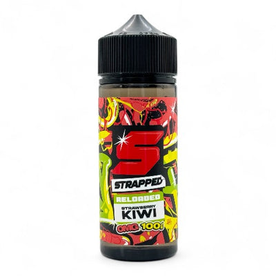 Strawberry Kiwi 100ml Short Fill E-liquid by Strapped Reloaded | Best4vapes