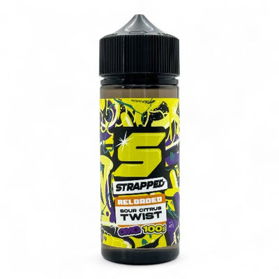 Sour Citrus Twist 100ml Short Fill E-liquid by Strapped Reloaded | Best4vapes