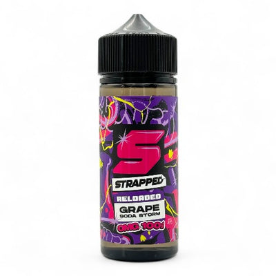 Grape Soda Storm 100ml Short Fill E-liquid by Strapped Reloaded | Best4vapes