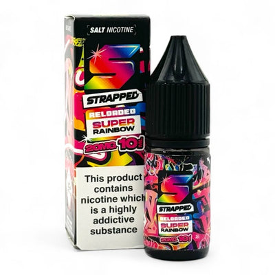 Super Rainbow 10ml Nic Salt E-liquid by Strapped Reloaded | Best4vapes