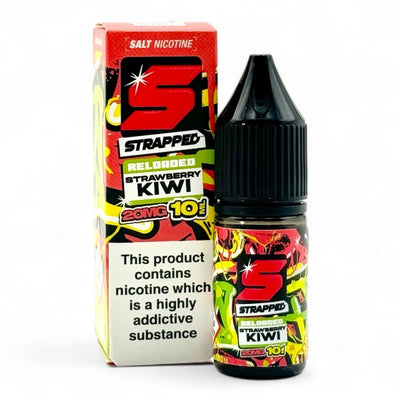 Strawberry Kiwi 10ml Nic Salt E-liquid by Strapped Reloaded | Best4vapes