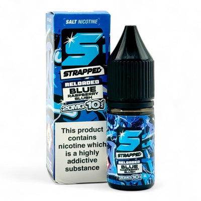 Blue Raspberry Slush 10ml Nic Salt E-liquid by Strapped Reloaded | Best4vapes