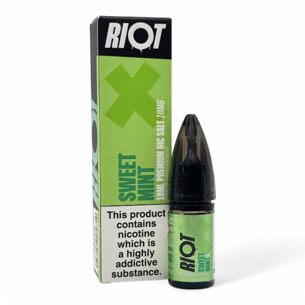 Sweet Mint 10ml Nic Salt E-liquid by Riot X | Best4vapes