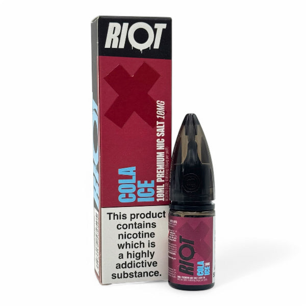 Cola Ice 10ml Nic Salt E-liquid by Riot X | Best4vapes