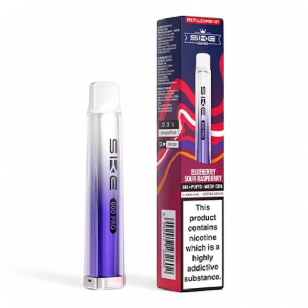 SKE 600 Pro Prefilled Pod Vape Kit | Blueberry Sour Raspberry | Best4vapes