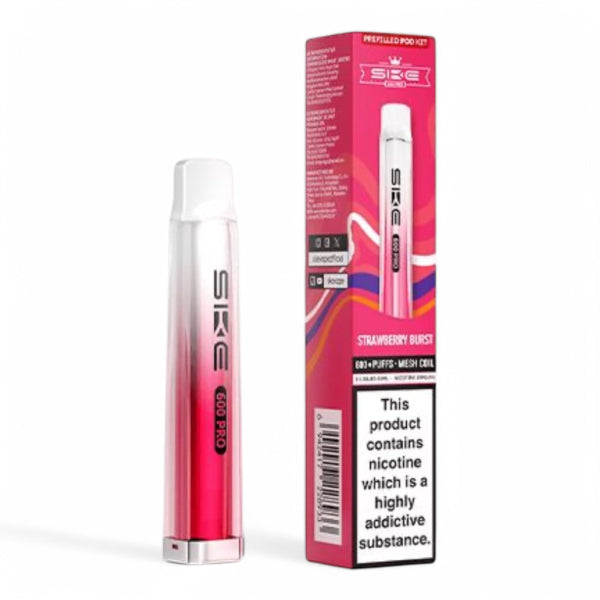 SKE 600 Pro Prefilled Pod Vape Kit | Strawberry Burst | Best4vapes