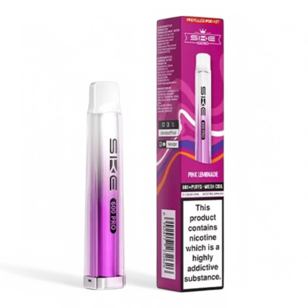 SKE 600 Pro Prefilled Pod Vape Kit | Pink Lemonade | Best4vapes