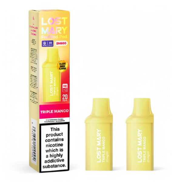 Lost Mary BM600 Prefilled Pods | Triple Mango | Best4vapes