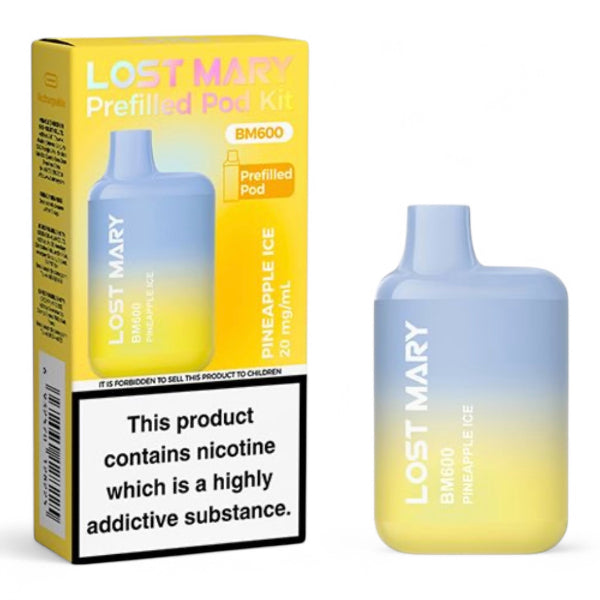 Lost Mary BM600 Prefilled Pod Kit | Pineapple Ice | Best4vapes