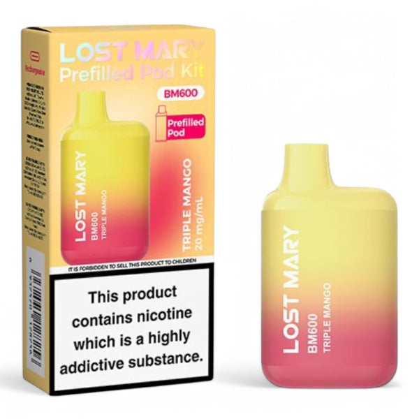 Lost Mary BM600 Prefilled Pod Kit | Triple Mango | Best4vapes