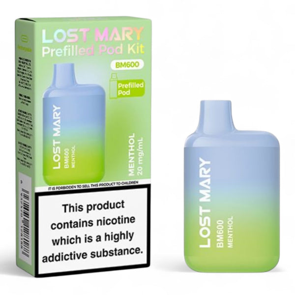 Lost Mary BM600 Prefilled Pod Kit | Menthol | Best4vapes