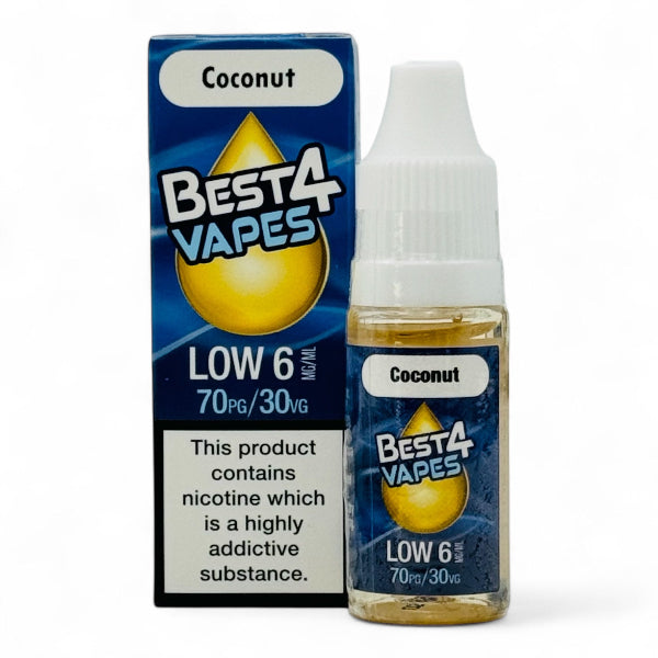 Coconut High PG E-Liquid by Best4ecigs (10ml) - Best4vapes