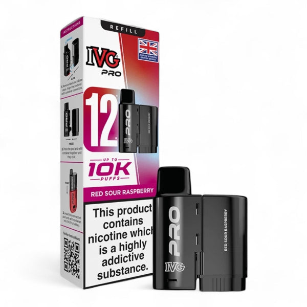 IVG Pro Refill Pod Pack | Red Sour Raspberry | Best4vapes