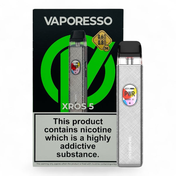 Vaporesso XROS 5 Vape Kit | Grey Silk | Best4vapes