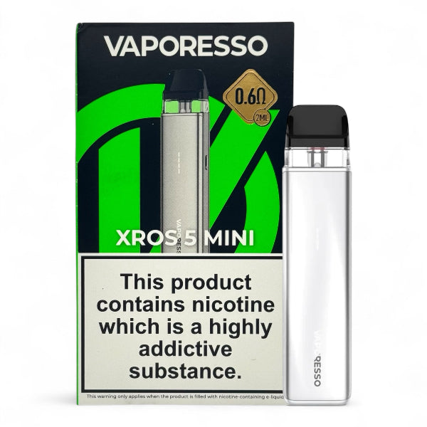 Vaporesso XROS 5 Mini Vape Kit | Titanium Silver | Best4vapes