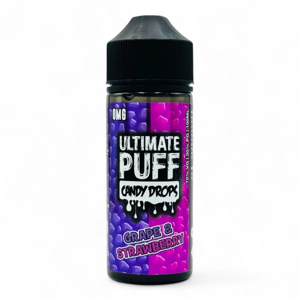 Candy Drops Grape & Strawberry 100ml Short Fill e-liquid by Ultimate Puff | Best4vapes