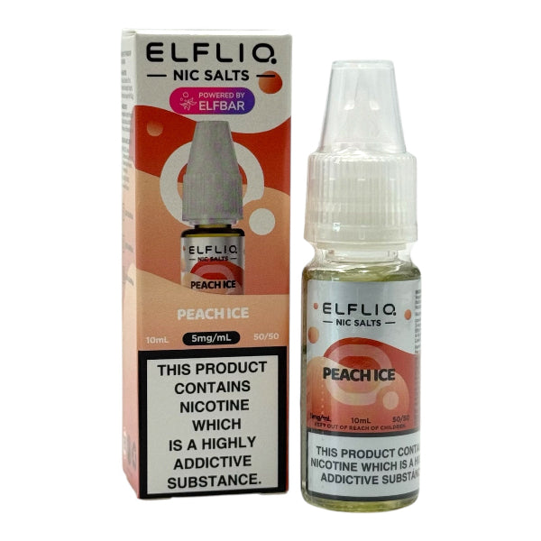 Peach Ice 10ml Nic Salt E-liquid by Elf Bar ELFLIQ | Best4vapes