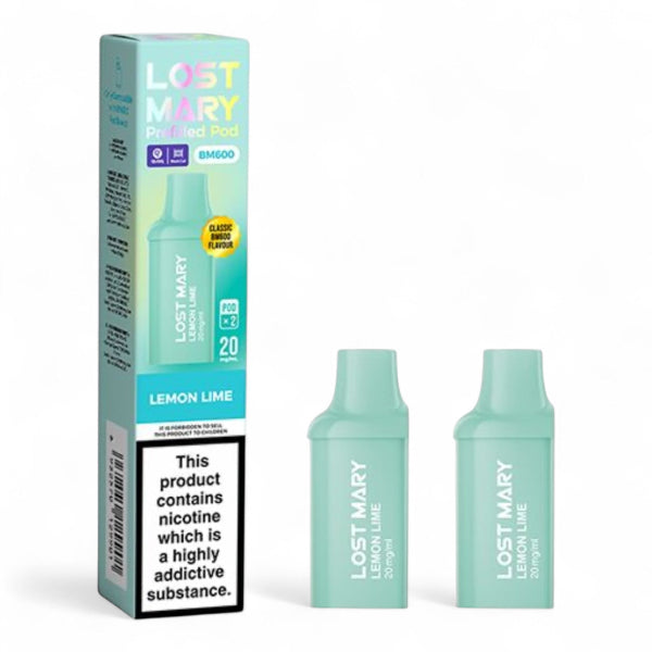 Lost Mary BM600 Prefilled Pods | Lemon Lime | Best4vapes
