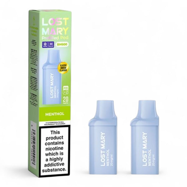 Lost Mary BM600 Prefilled Pods | Menthol | Best4vapes