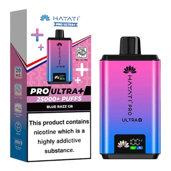 Hayati Pro Ultra Plus 25000 Vape Kit | Blue Razz GB | Best4vapes