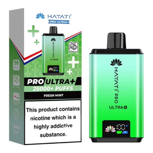 Hayati Pro Ultra Plus 25000 Vape Kit | Fresh Mint | Best4vapes