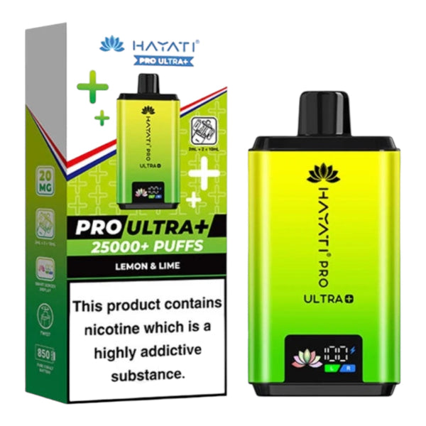 Hayati Pro Ultra Plus 25000 Vape Kit | Lemon & Lime | Best4vapes