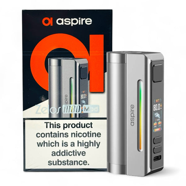 Aspire Zelos M80 Mod | Silver | Best4vapes