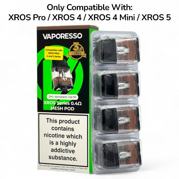 Vaporesso XROS Corex 3.0 Replacement Pods | 0.4ohm | Best4vapes