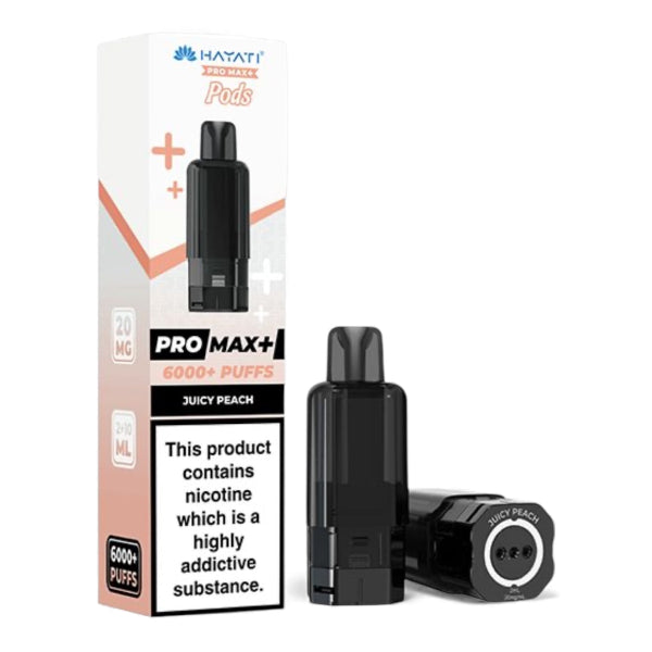 Hayati Pro Max Plus Refill Pod Pack | Juicy Peach | Best4vapes