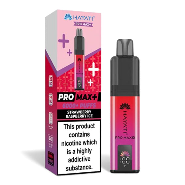 Hayati Pro Max Plus Vape Kit | Strawberry Raspberry Ice | Best4vapes
