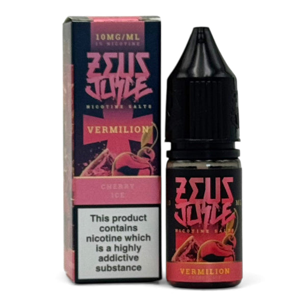 Vermilion 10ml Nic Salt E-liquid by Zeus Juice | Best4vapes