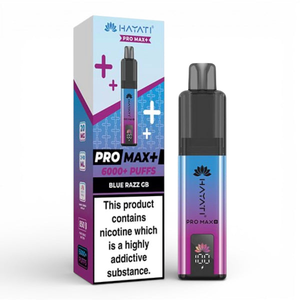 Hayati Pro Max Plus Vape Kit | Blue Razz GB | Best4vapes